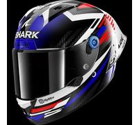 Casque Intégral Shark AERON GP FIM RACING #1 FIRSTLAP Carbon Blue Red