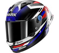 Casque Intégral Shark AERON GP FIM RACING #1 FIRSTLAP Carbon Blue Red