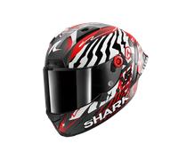 Casque Intégral Shark AERON GP FIM RACING #2 SPEED-FANCY Mat Carbon White Red