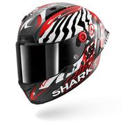 Shark Aeron-GP FIM Racing 02 Speed-Fancy, casque intégral L Mat Carbone/Blanc/Rouge Mat Carbone/Blanc/Rouge