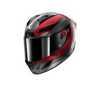 SHARK Casque intégral Aeron Mekarium Noir/Rouge/Argent XL