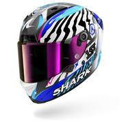 SHARK Casque intégral Aeron Speed-Fancy Noir/Blanc/Bleu XXL