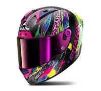 Casque Intégral Shark Aeron Violet JauneM Violet Jaune
