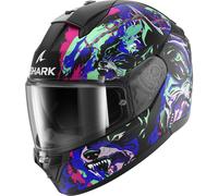 Casque Intégral Shark RIDILL 2 RAGING BEAST Mat Black Violet Green