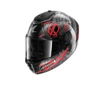 SHARK Casque intégral SPARTAN RS CARBON SHIEVER Carbone Anthracite Rouge – Taille M