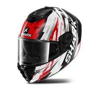 Shark Spartan RS Hibolt Casque, noir-blanc-rouge, taille L pour homme
