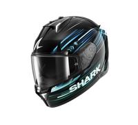 SHARK Casque intégral SKWAL i3 LIGHT-BLUR Noir Bleu Vert