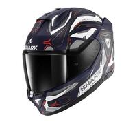 Shark Skwal i3 Linik Casque, rouge-bleu, taille S