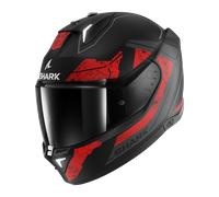 Casque Intégral Shark Skwal i3 Rhad Mat Noir/Chrome/RougeM Mat Noir,Chrome,Rouge