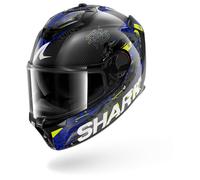 SHARK Casque intégral Spartan GT Pro Carbon Speed-Vib L Noir/Gris Foncé/Bleu/Jaune