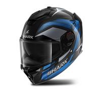 Casque Intégral Shark Spartan GT Pro Ritmo Bleu ChromeL Bleu Chrome