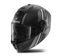 Casque Intégral Shark Spartan RS Carbon Shawn Argent/AnthraciteL Argent,Anthracite
