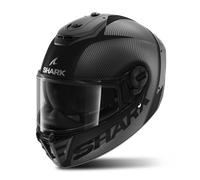 Shark Spartan RS Carbon Skin, casque intégral S Mat Noir/Gris Foncé Mat Noir/Gris Foncé