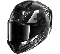 Shark Spartan RS Xbot Carbon Casque, noir-argent, taille XS