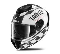 Shark Spartan RS Raceshop Troy Lee, casque intégral L Blanc/Noir Blanc/Noir