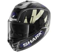 Shark Spartan RS Stingrey, casque intégral S Mat Gris Foncé/Gris Foncé/Bleu Mat Gris Foncé/Gris Foncé/Bleu