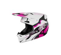 Casque integral shot furious adulte flash rose brillant