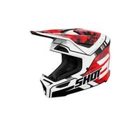 Casque integral shot furious adulte flash rouge brillant