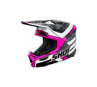 Casque integral shot furious flash rose brillant