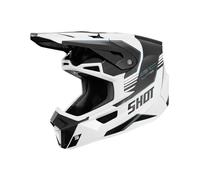 Casque intégral Shot Race Gear Lite-S10 Blanc