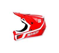 Casque integral shot rogue armada rouge blanc