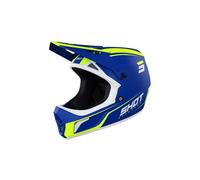 Casque integral shot rogue bleu jaune