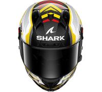 SHARK Casque moto intégral AERON GP Raul Fernandez Signature blanc-bleu-jaune XL