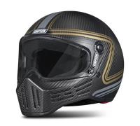 Simpson M30 Slipline, casque intégral M Mat Noir/Or/Gris Mat Noir/Or/Gris