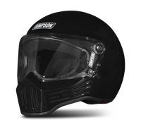 Casque Intégral Simpson M30 Uni NoirM Noir