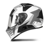Simpson Venom Have Blue, casque intégral M Mat Blanc/Gris/Noir Mat Blanc/Gris/Noir