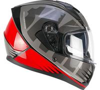 Casque intégral SKA-P 3MHG SPEEDER SPORT Gris Rouge taille S