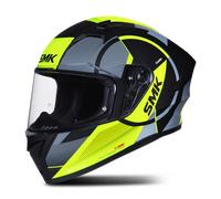 §Casque Intégral SMK Stellar Faro Gris-Jaune§ L