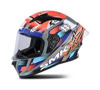 §Casque Intégral SMK Stellar Uno Sport Rouge-Bleu§ XL
