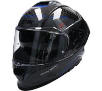 Casque intégral SMK TITAN CARBON NERO noir-anthracite-bleu XXL