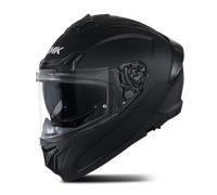 SMK Typhoon Solid, casque intégral XS Noir Mat Noir Mat