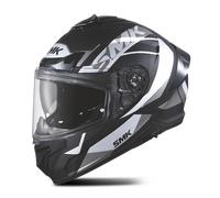 SMK Typhoon Style Casque, noir-gris-blanc, taille M pour homme