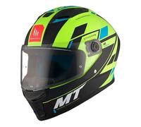 Casque intégral Stinger 2 ZIVZE C3 Vert Noir (S) + Mains Libres Original MT