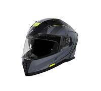 Casque Intégral STORMER Blaster Tron Neon Yellow ECE 22.06 avec Pinlock 30, Écran Solaire et Prédisposition Bluetooth XL