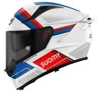 Suomy Casque intégral Speedstar 2 Vantage L Blanc/Gris Clair/Bleu/Rouge