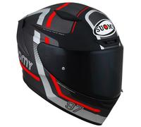 SUOMY Casque moto Track-1 Ninety Seven Matt Gunmetal / Red XS