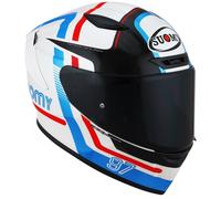 Suomy Track-1 Ninety Seven, casque intégral XXL Blanc/Rouge/Bleu Blanc/Rouge/Bleu