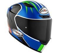 Suomy Track-1 Pecco Mugello 2022 E06 Casque, noir-bleu, taille M pour homme