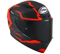 Suomy Casque intégral Track-1 Reaction – Mat anthracite/rouge – Taille L