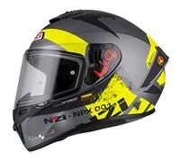 Casque intégral Trendy Canadian Anthracite & Jaune