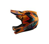 Casque integral troy lee designs d4 carbon mips crest gold