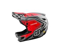 Casque integral troy lee designs d4 carbone mips sram rouge