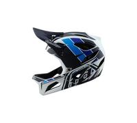 Casque integral troy lee designs stage mips bleu blanc