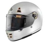 Casque intégral uni MT Helmets Jarama A0 Blanc 2XL (63/64 cm)