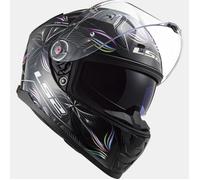 Casque intégral - Vector II Tropical - Noir et blanc XL