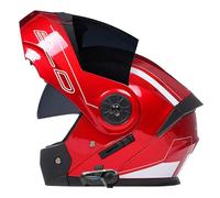 Casque Intégraux Modulable Bluetooth HD Sound Quality avec Double Visière Casques Integral Flip-Up ECEDOT Homologué Casque Motocross Modulables pour Adultes Hommes Femmes Z-7,M:57-58CM